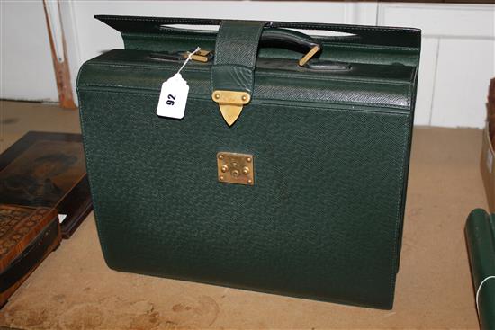 Louis Vuitton green briefcase